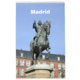 Calendário do Muro de Madrid de 12 meses