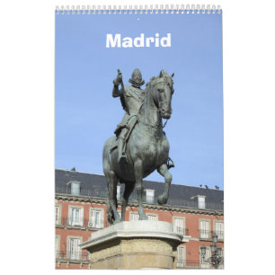 Calendário do Muro de Madrid de 12 meses