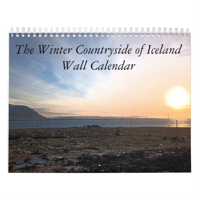 Calendário do Muro do Inverno da Islândia (Capa)
