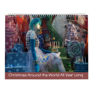 Calendário do Natal em todo o mundo durante todo