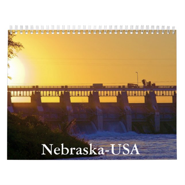 Calendário do Nebraska-EUA (Capa)