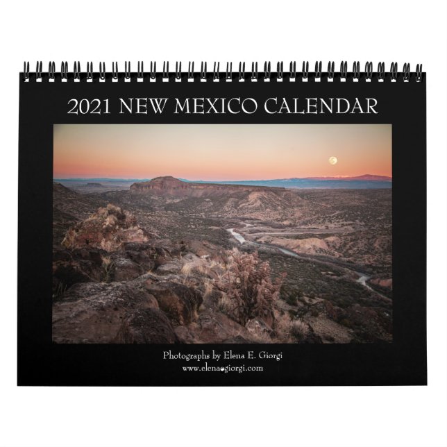 Calendário do Novo México 2021 (Capa)