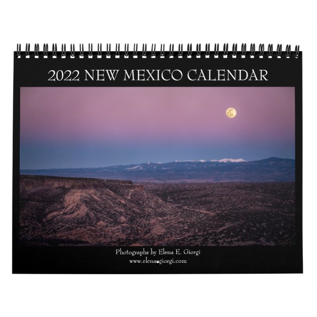 Calendário do Novo México 2022 (Capa)