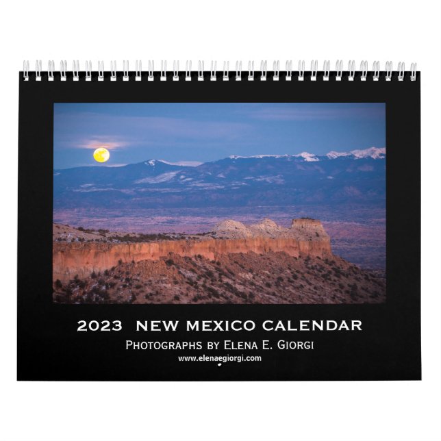 Calendário do Novo México 2023 (Capa)