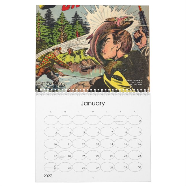Calendário do Oddball História em quadrinhos (Jan 2027)