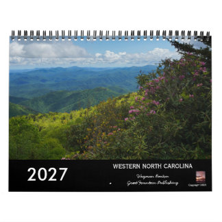 Calendário do Oeste da Carolina do Norte 2027
