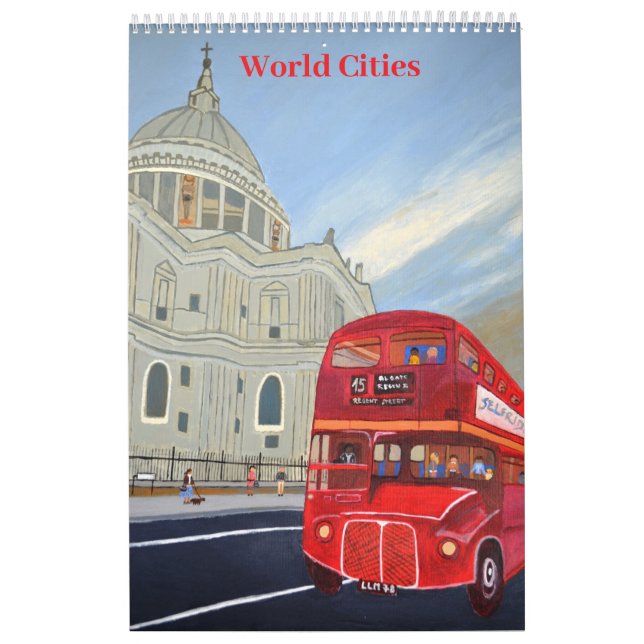 Calendário do Ônibus Vermelho de Londres (Capa)