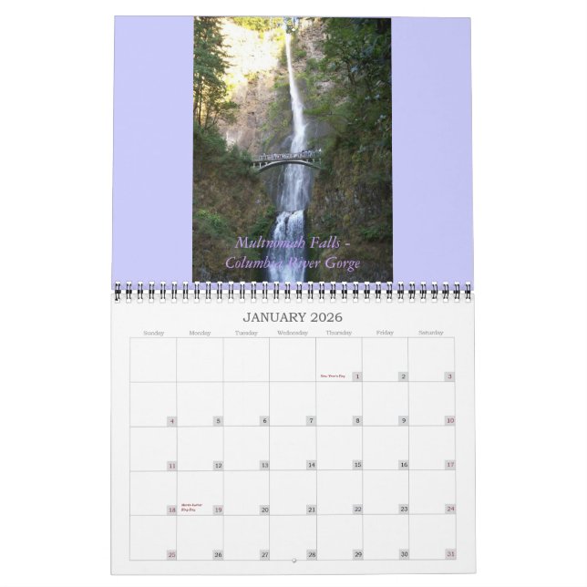 Calendário do Oregon 2011 (Jan 2026)