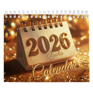 Calendário do ouro 2026 com aspas