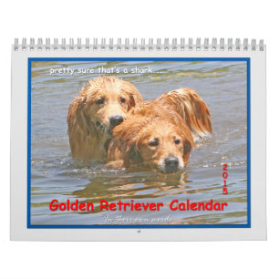 Calendário do ouro Retriever 2015