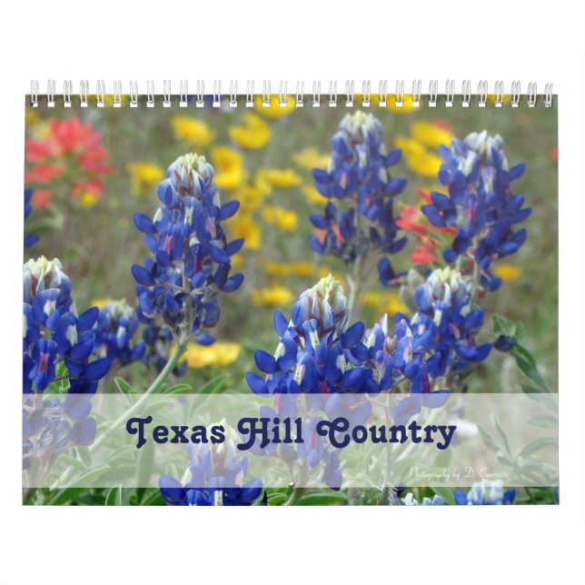 Calendário do País do Texas Hill (Capa)