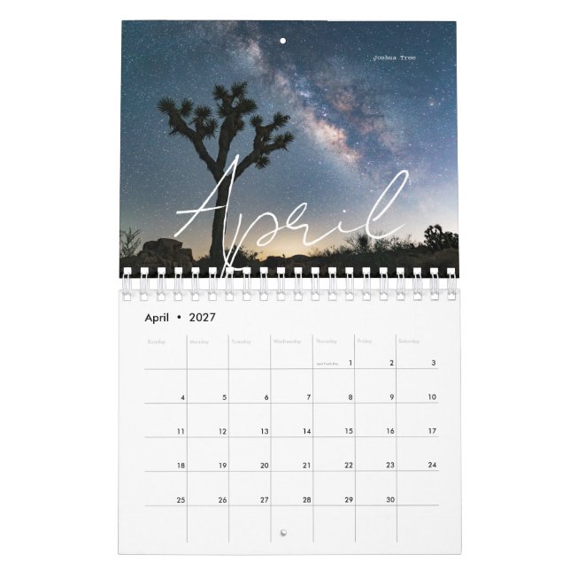 Calendário do Parque Nacional 2027 (Abr 2027)
