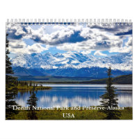 Calendário do Parque Nacional Denali e do Preserve