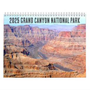 Calendário do Parque Nacional do Grand Canyon de 2