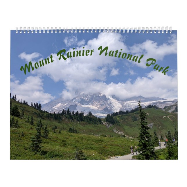 Calendário do Parque Nacional do Monte Rainier (Capa)