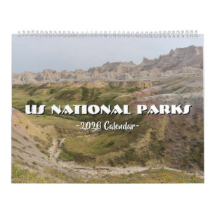 Calendário do Parque Nacional dos EUA (2026)