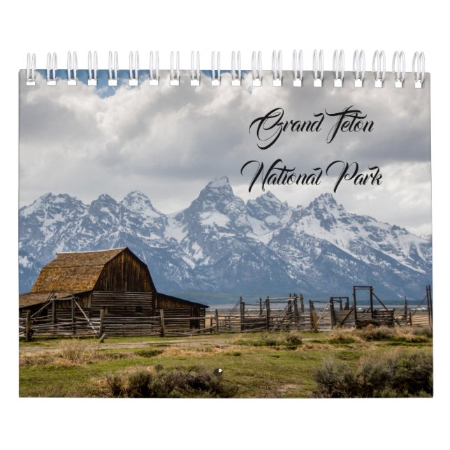 Calendário do Parque Nacional Grand Teton (Capa)