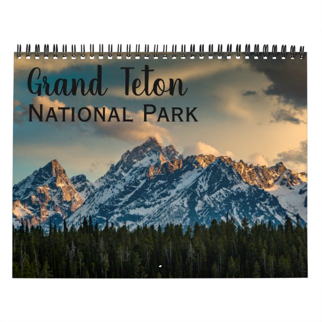 Calendário do Parque Nacional Grand Teton (Capa)