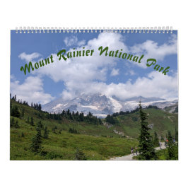 Calendário do Parque Nacional Mount Rainier