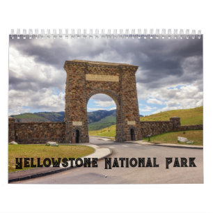 Calendário do Parque Nacional Yellowstone