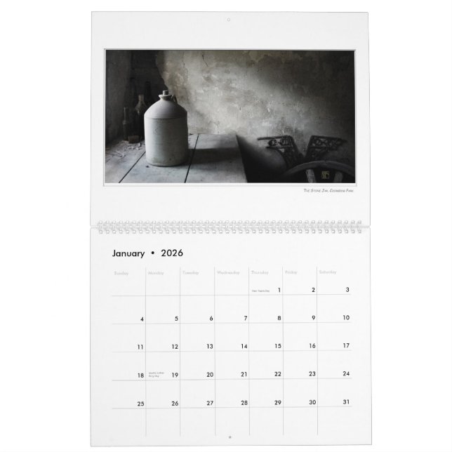 Calendário do Photomontage - uns retalhos das (Jan 2026)