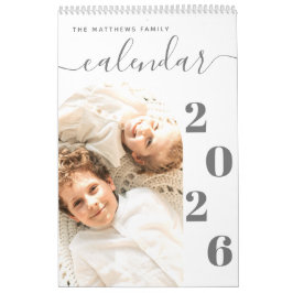 Calendário do Planejador de Fotos Personalizado Mo