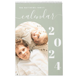 Calendário do Planejador de Fotos Personalizado Mo