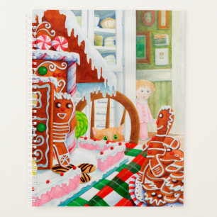 Calendário do Planejador GINGERBREAD SURPRISE 8,5x