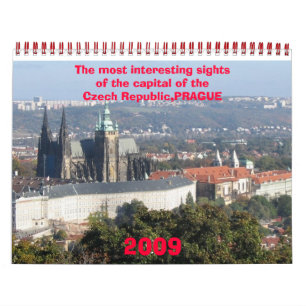 Calendário do PRAGUE 2009 - Personalizado