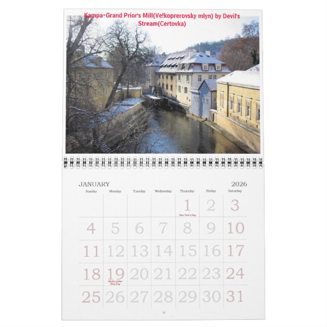 Calendário do PRAGUE 2009 - Personalizado (Jan 2026)