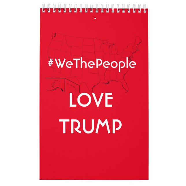 Calendário do Presidente Trump 2021 (Verso)