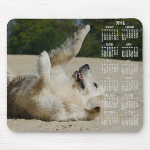 Calendário do Recuperador de ouros 2016 Mouse pads