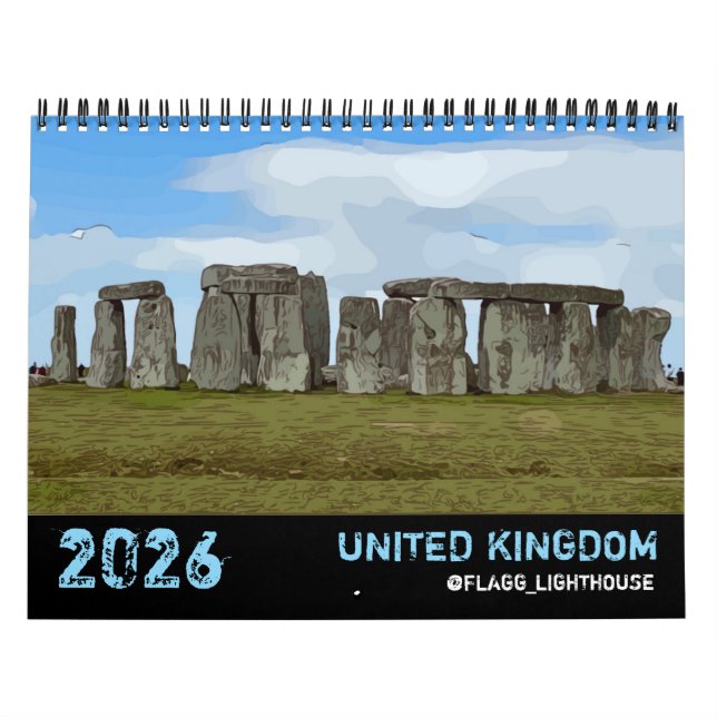 CALENDÁRIO DO REINO UNIDO 2026 (Capa)