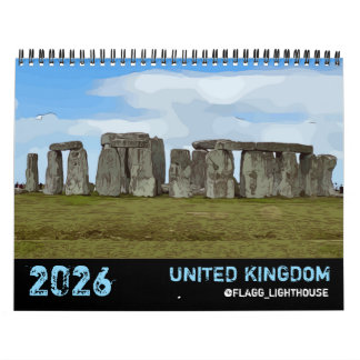 CALENDÁRIO DO REINO UNIDO 2026