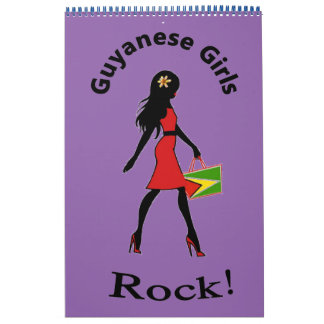 Calendário do Rock das Raparigas da Guiana