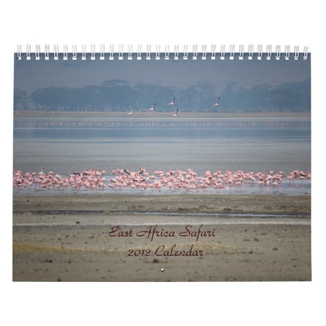 Calendário do safari de East Africa (Capa)