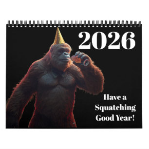Calendário do Sasquatch Bigfoot