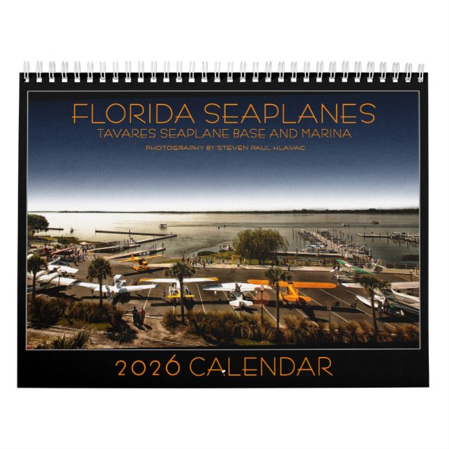 Calendário do Seaplane da Flórida de Tavares 2026 (Capa)