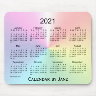 Calendário do Shimmer 2021 por Janz Mouse Pad