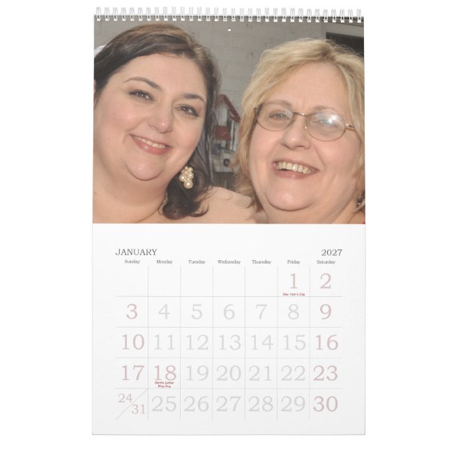 Calendário do Sr. & da Sra. Quattlebaum 2011 (Jan 2027)