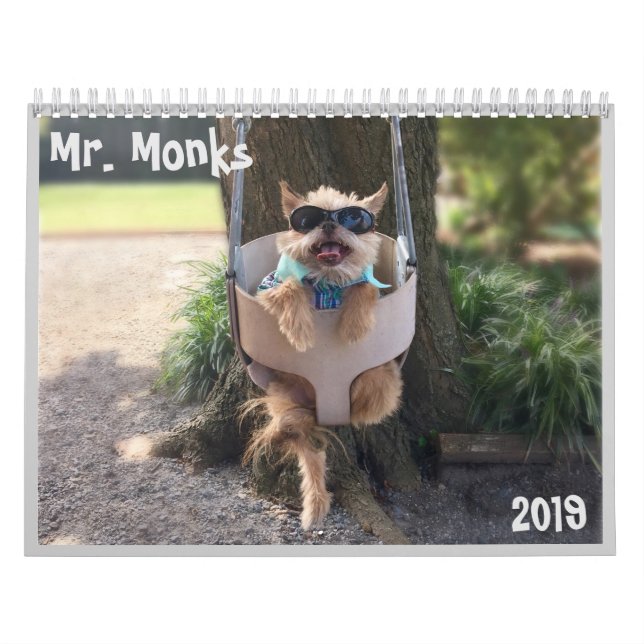 Calendário do Sr. Monge 2019 (Capa)