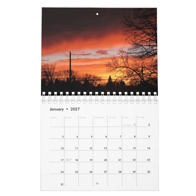 Calendário do Sunset (Jan 2027)