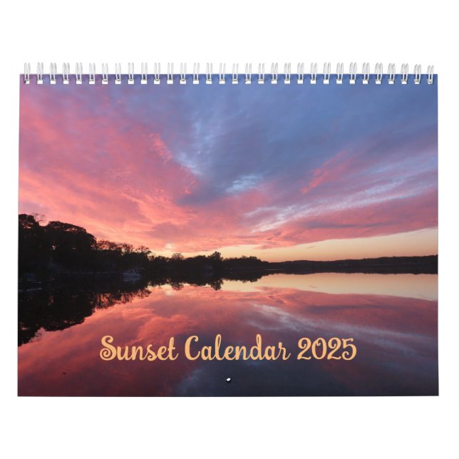 Calendário do Sunset 2025 (Capa)