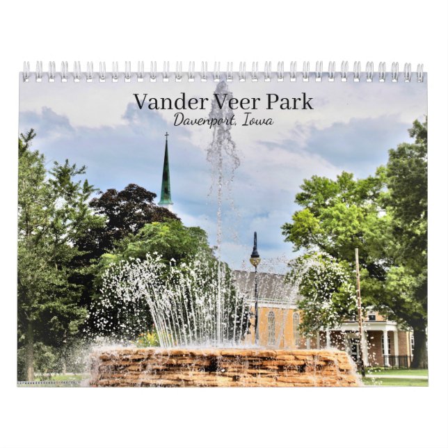 Calendário do Vander Veer Park (Davenport, Iowa) (Capa)