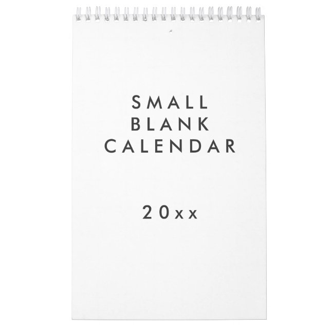 Calendário do Vazio Pequeno - Você Pode Personaliz (Capa)