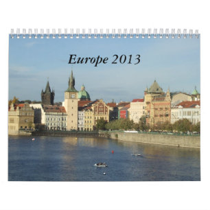 Calendário do viagem de Europa 2013