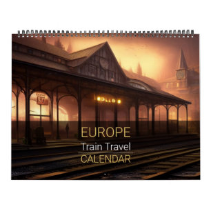 Calendário do Viagem do comboio europeu