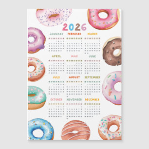 Calendário do Watercolor Rosquinha 2026