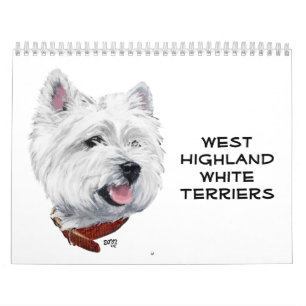 Calendário do West Highland White Terrier