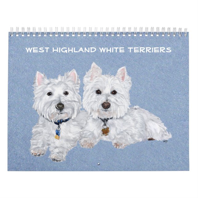 Calendário do West Highland White Terrier (Capa)